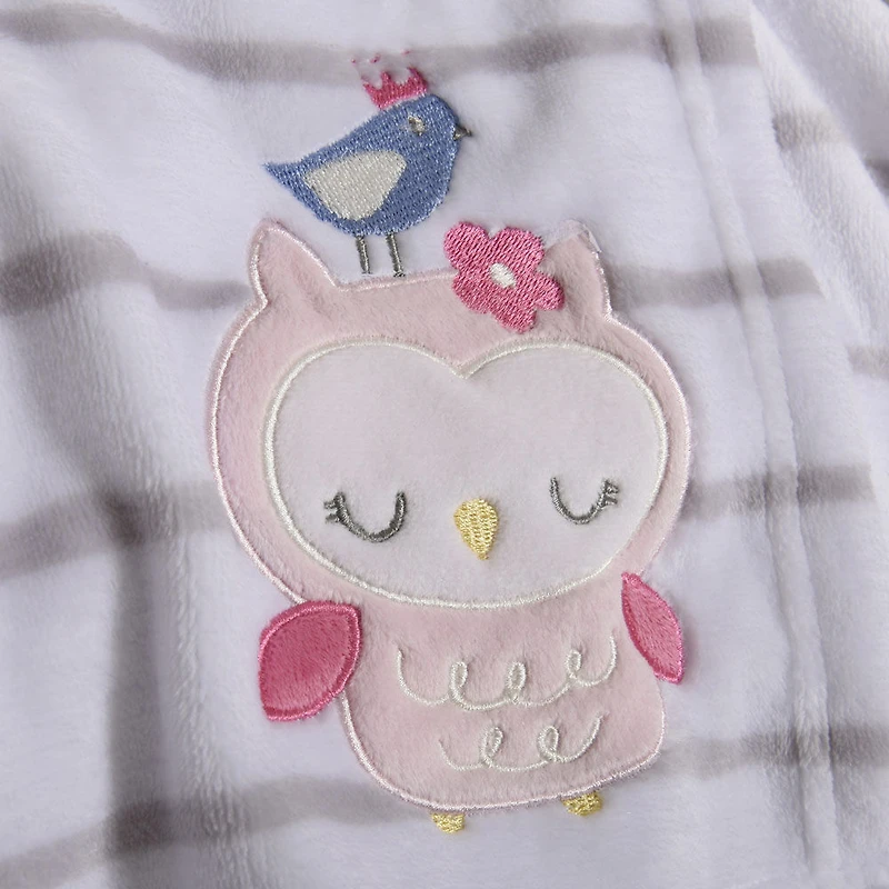 Koala Baby Soft And Cozy Appilque Baby Blanket - Owl