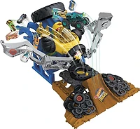 Hot Wheels-Monster Trucks Arena Smashers-Combat Mega-Wrex vs Gorzilla
