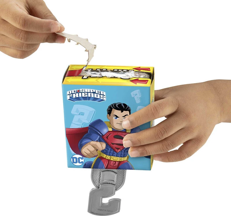 Imaginext - DC Super Friends - Slammers - Motoneige de super héros et figurine mystère