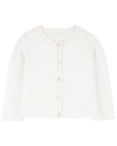 Carter's Button Up Cardigan Ivory