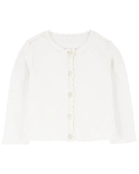 Carter's Button Up Cardigan Ivory