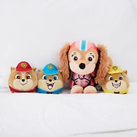 PAW Patrol : La Super Patrouille le film, Peluche Liberty Super Patrouille avec trois animaux en peluche miniatures jeunes patrouilleurs