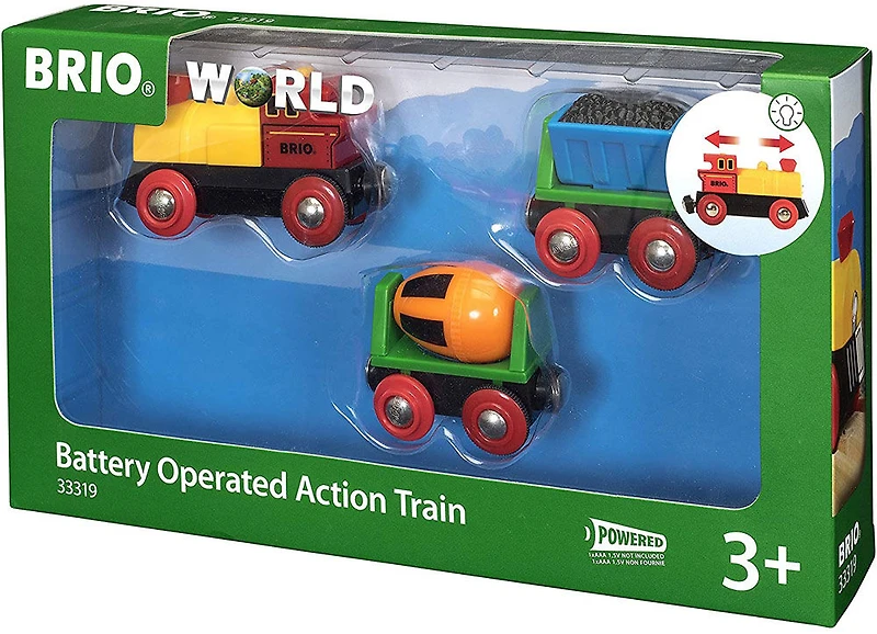 BRIO - Train de marchandises avec lumière