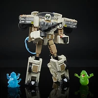 Transformers Collaborative Ghostbusters: Afterlife, Ecto-1 Ectotron Converting Figure with Comic Book - R Exclusive