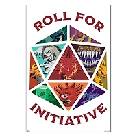 24X36 Affiche-Dungeons & Dragons-Lancer l'initiative