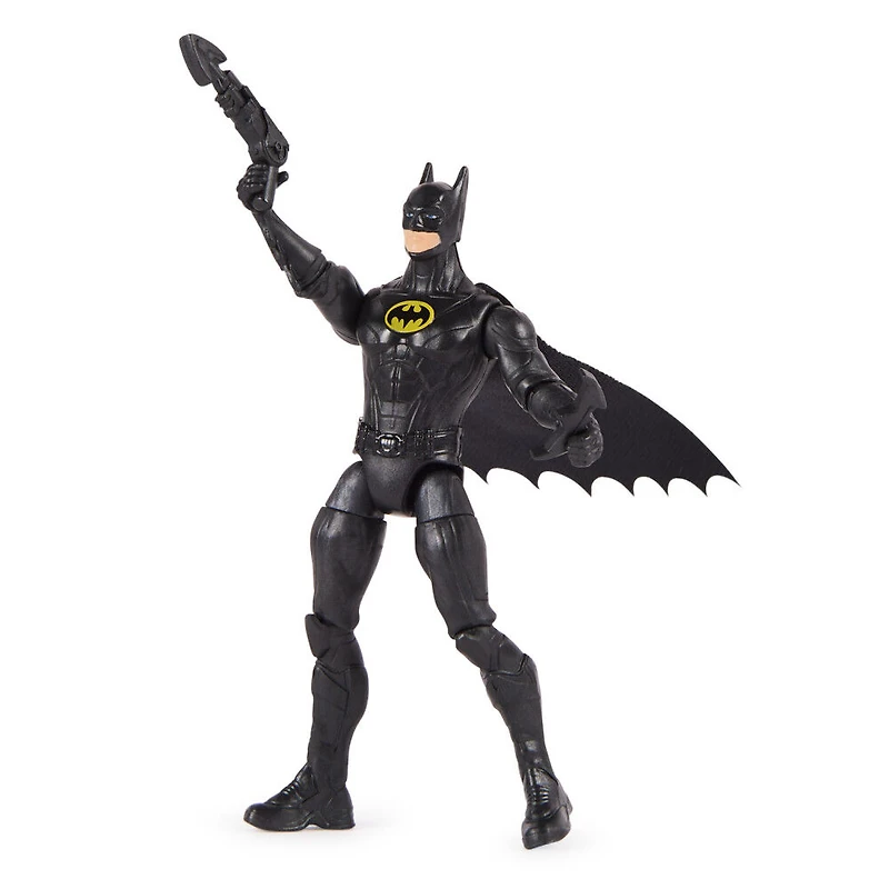 DC Comics, Batman Action Figure and 2 Accessories, 4-inch, The Flash Movie Collectible