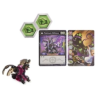 Bakugan Evolutions, Nillious (Noir), Bakugan True Metal Platinum Series, 2 BakuCores et carte Personnage