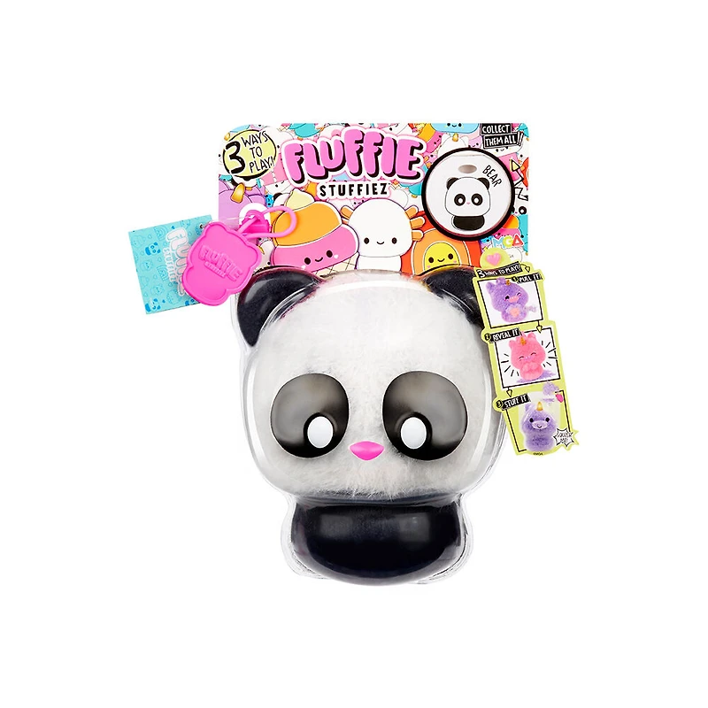 Petite peluche à collectionner Fluffie Stuffiez Panda Bear