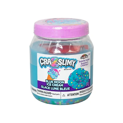 CRA-Z SLIMY Surpise Jar - Glace Lune Bleue