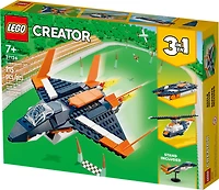 LEGO Creator 3in1 Supersonic-jet 31126 Building Kit (215 Pieces)