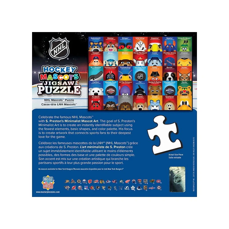 Masterpieces Puzzle Company NHL Mascots 100 Piece Jigsaw Puzzle