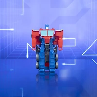 Transformers Earthspark, figurine Optimus Prime Flip Changer 1 étape de 10 cm