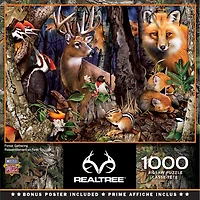 Casse-Tête 1000 Pièces Realtree - "Forest Gathering" - Édition anglaise