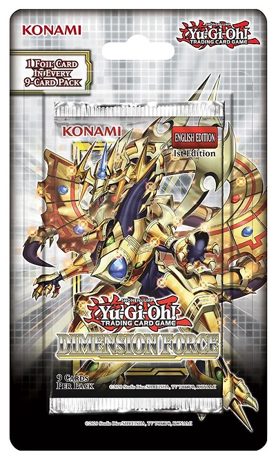 Yu-Gi-Oh! Dimension Force Blister - English Edition
