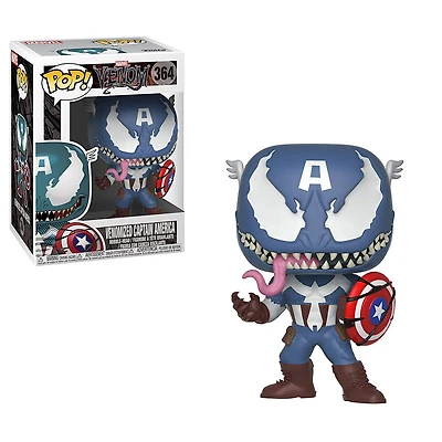 Figurine en vinyle Venomized Captain America de Venom par Funko POP!