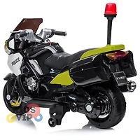 Moto de police KidsVip 24V - Blanc - Édition anglaise