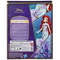 Disney Princesses Style Series poupée mannequin Ariel, poupée de collection Deluxe avec accessoires