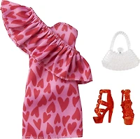 Barbie-Coffret Tenue et Accessoires-robe, talons et sac