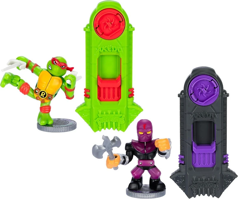 Akedo Tmnt S3 Contre Pk Raphael Contre Foot Soldat