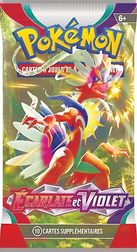 Booster et protège-cartes Écarlate et Violet Pokémon - Édition française