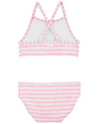 Ensemble 3 pièces maillot dermoprotecteur Carter’s à imprimé tropical d’iguane 