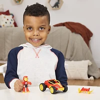 Marvel Iron Man and his Awesome Friends Iron Racer Action Figure & Toy Vehicle