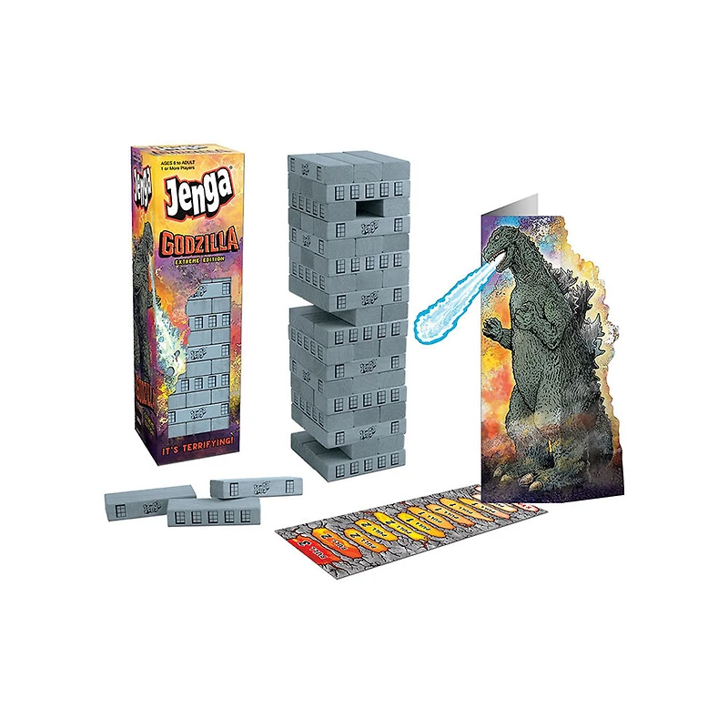 JENGA: Godzilla Extreme Edition Board Game - English Edition
