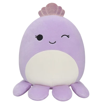 Squishmallows 7.5" - Violette la Pieuvre Violette avec Couronne