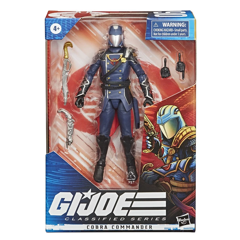 G.I. Joe Classified Series, figurine Cobra Commander 06 premium à collectionner de 15 cm