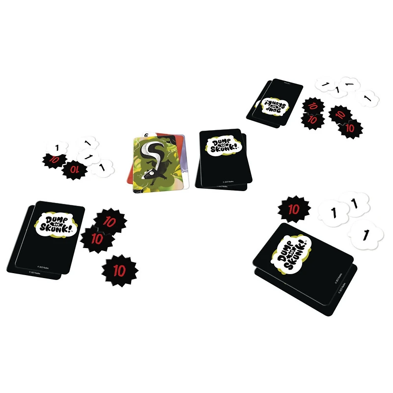 Dump the Skunk! Game | Family Card Game by Reiner Knizia - English Edition