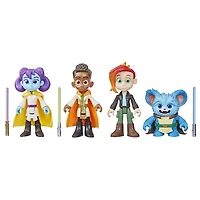 Star Wars Young Jedi Adventures Jedi Hero Collection, 4-Pack Action Figures - R Exclusive