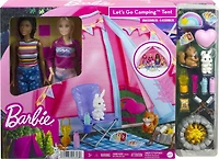 Barbie It Takes Two Camping Playset with Tent, 2 Barbie Dolls and Accessories