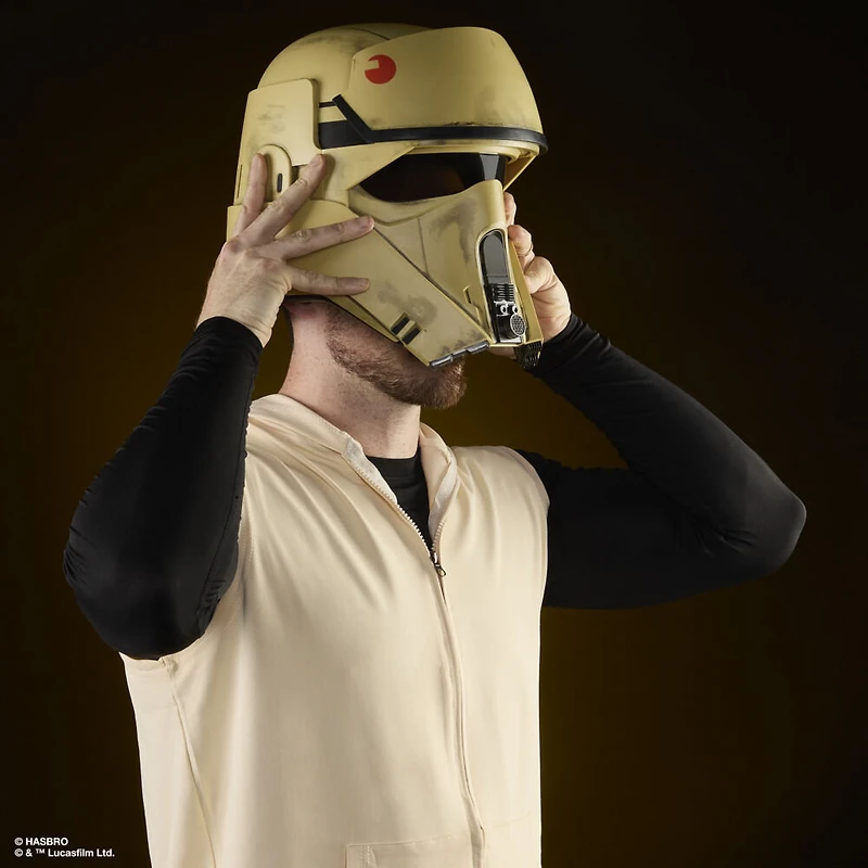 Star Wars The Black Series, casque électronique premium Shoretrooper, cosplay pour adultes