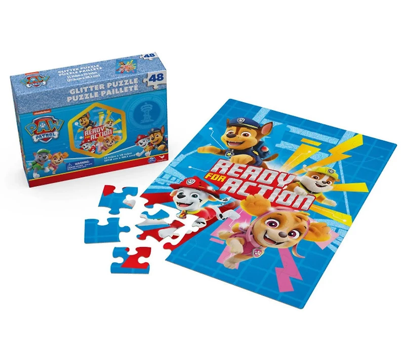 Paw Patrol 48 Piece Glitter Puzzle