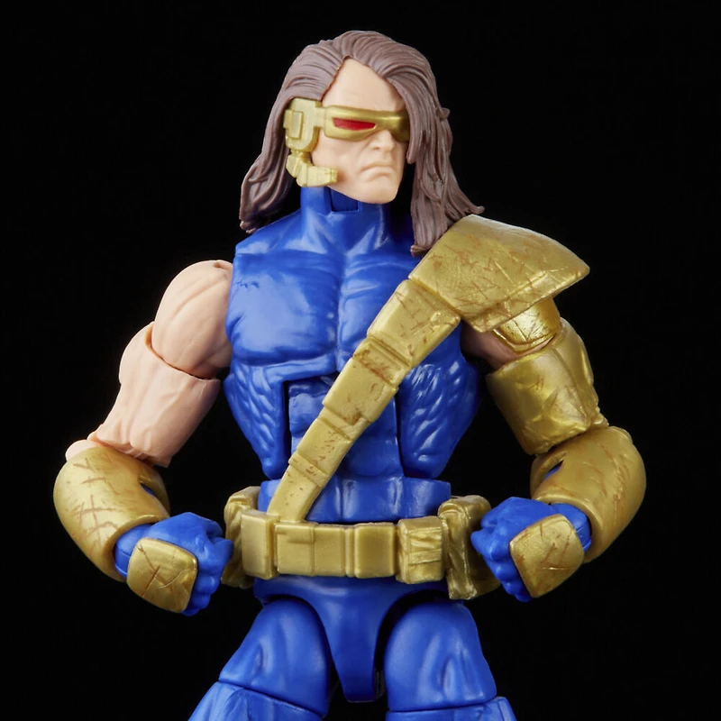 Marvel Legends Series 6-inch Scale Action Figure Toy Marvel's Cyclops and 1 Build-A-Figure Part