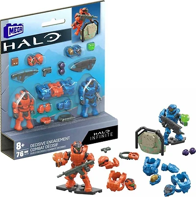 MEGA Halo Infinite Combat décisif, micro-figurines (78pces)