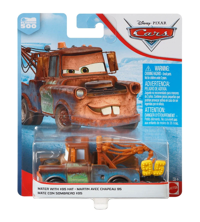 Disney Pixar Cars - Voiture Martin Avec Chapeau 95 - Édition anglaise