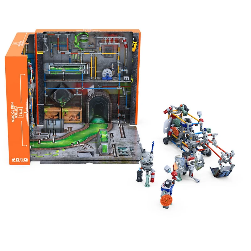 Grand Habitat Usine Junkbots, Système D'Égouts De Métro, Hexbug