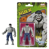 Marvel Legends Series, figurine de collection retro Grey Hulk de 9,5 cm