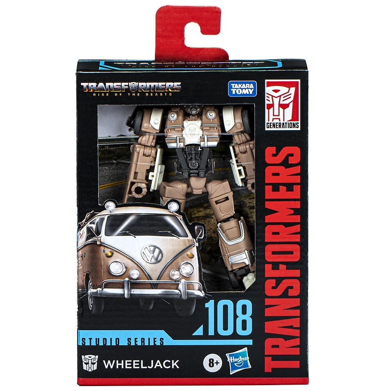 Transformers Generations Studio Series, figurine 108 Wheeljack classe Deluxe, Transformers : Le Réveil des Bêtes