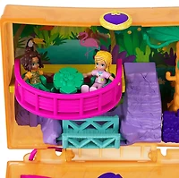 Polly Pocket - Coffret de jeu compact Safari dans la jungle