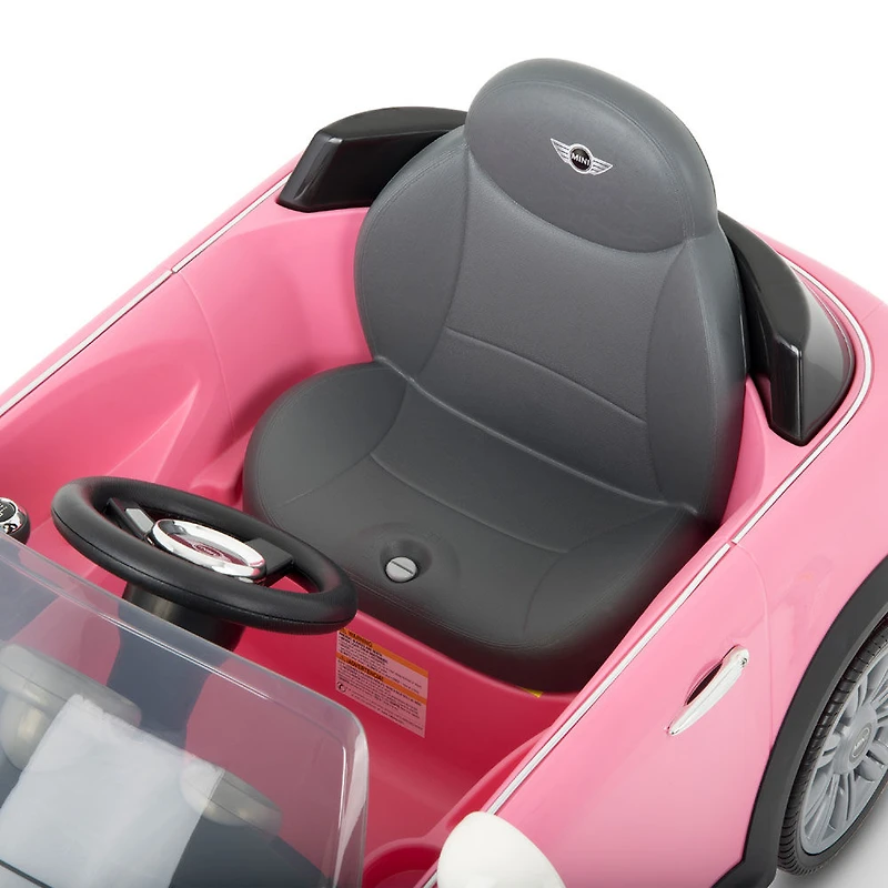 MINI Cooper 6-Volt Battery Ride-On Vehicle - Pink