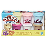 Play-Doh Confetti Collection with 6 Non-Toxic Colors