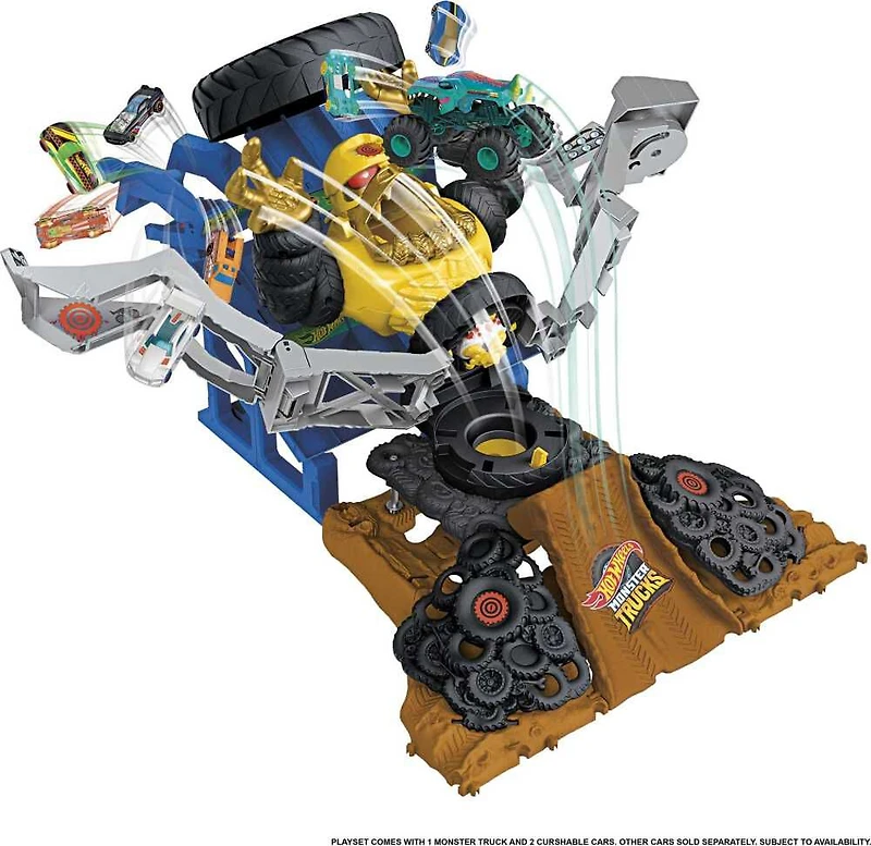 Hot Wheels - MT - Arena Smashers - Combat Mega-wrex contre Crushzilla
