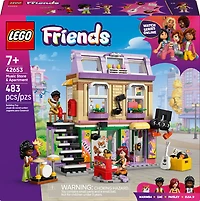 LEGO Friends Le Magasin de Musique et l'Appartement, Ensemble de Construction, Jouet de Jeu de Simulation pour un Plaisir Créatif 42653