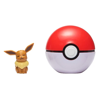 Pokémon - Clip 'N Go - Évoli (Eevee) no 2 et Poké Ball