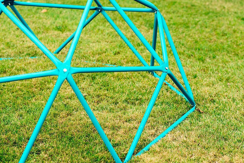 Plum Play Deimos Outdoor Metal Climbing Dome Frame, 74.8 x 74.8 x 35.4" - Teal