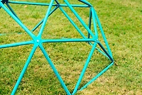 Plum Play Deimos Outdoor Metal Climbing Dome Frame, 74.8 x 74.8 x 35.4" - Teal