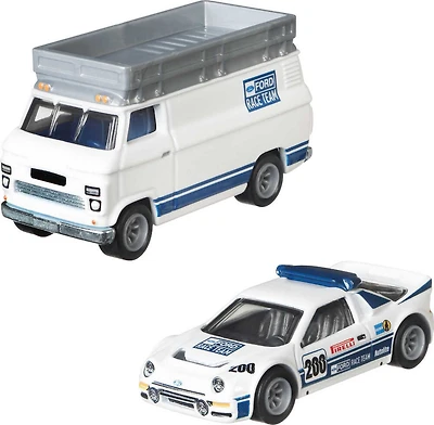 Hot Wheels - Team Transports - Ford RS200 and Rally Van