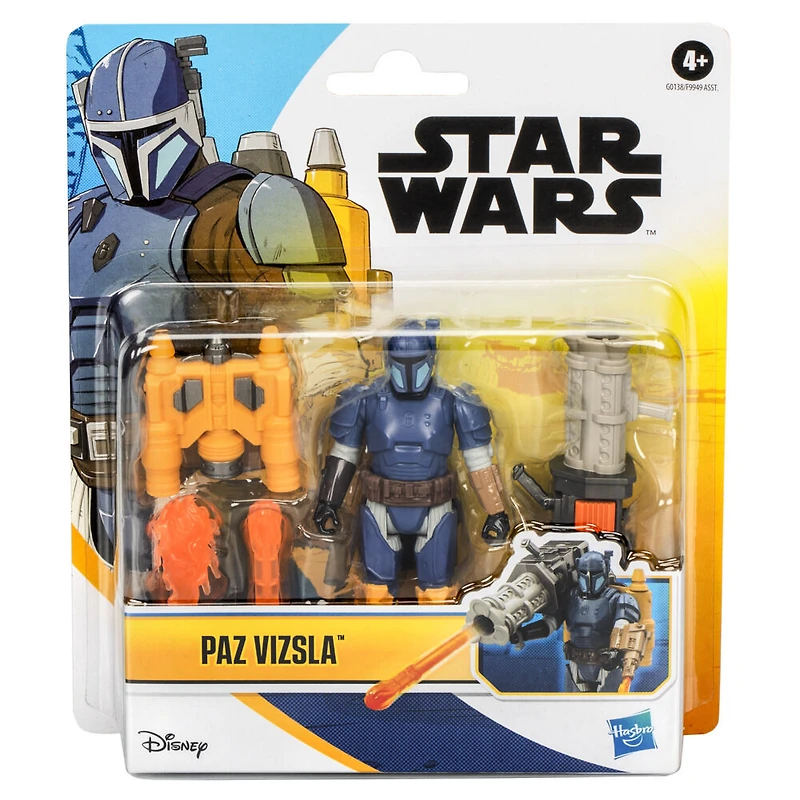Star Wars Epic Hero Series, figurine Paz Vizsla de 10 cm avec équipement